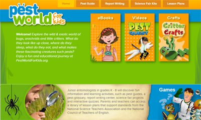 Pest World For Kids — fun and educational pest learning for children